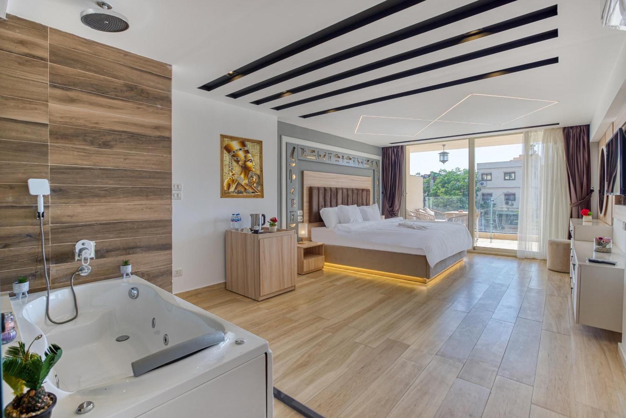 The Platinum Pyramid View Inn Kafrat al Jabal Exterior foto